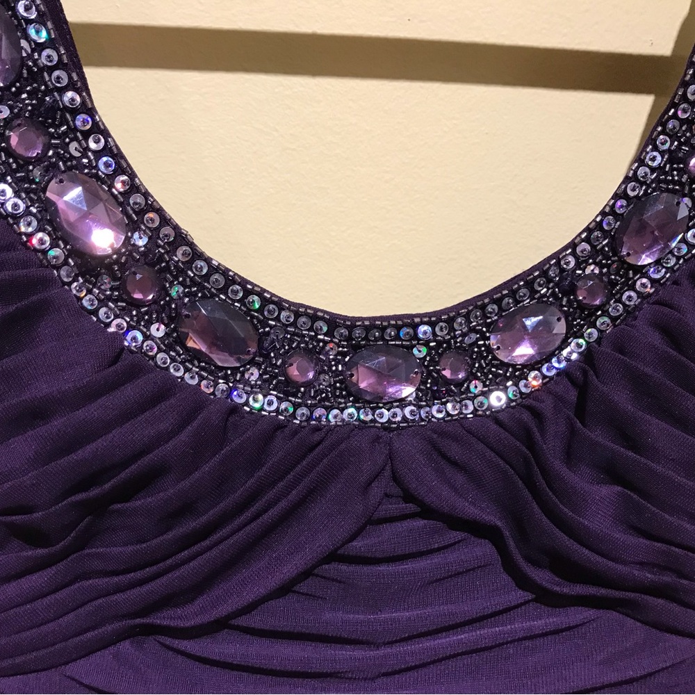 Cache Beaded Mini Dress - Picture 4 of 5
